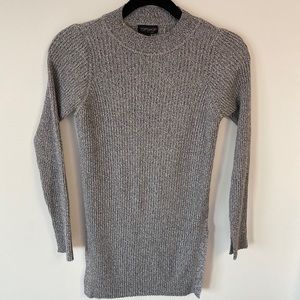 Salt & Pepper Fitted Turtleneck / Size 4